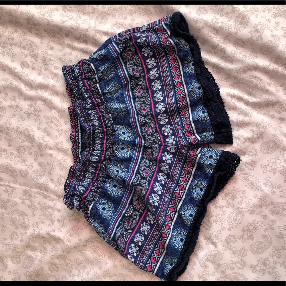 Justice tribal print loose shorts size.12 -$5